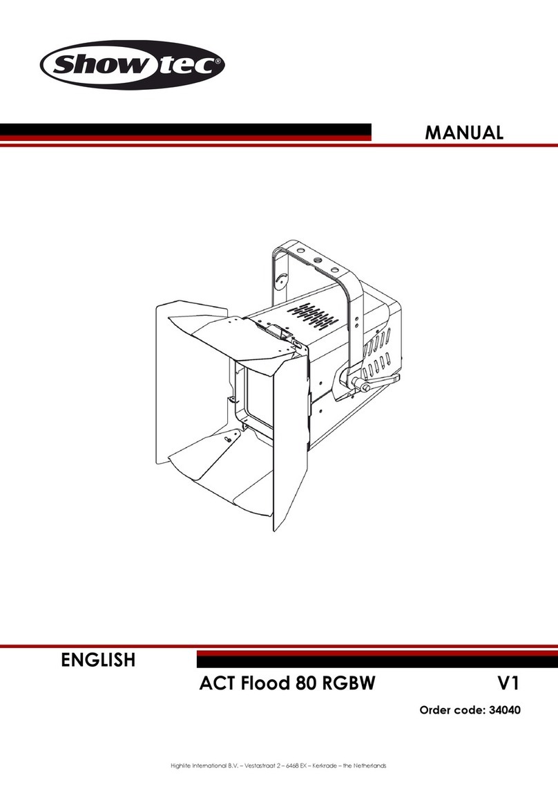 Show Tec ACT Flood 80 RGBW User manual