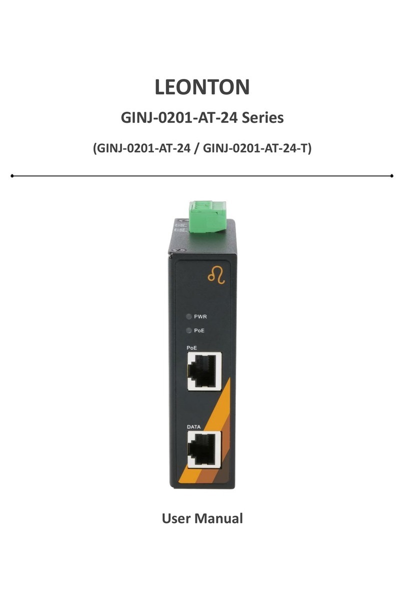 Leonton GINJ-0201-AT-24 Series User manual