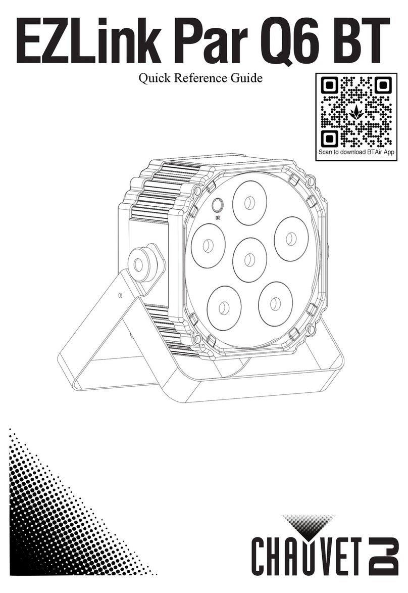 Chauvet DJ EZ Link Par Q6 BT Quick reference guide