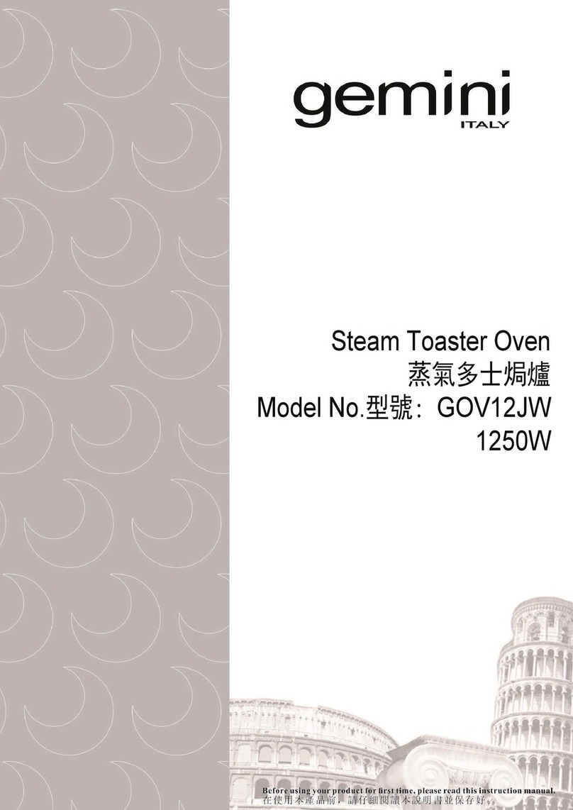Gemini GOV12JW manual