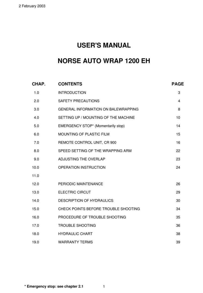 tellefsdal AUTO WRAP 1200 EH user manual