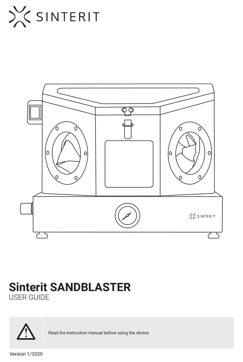 SINTERIT SANDBLASTER user guide