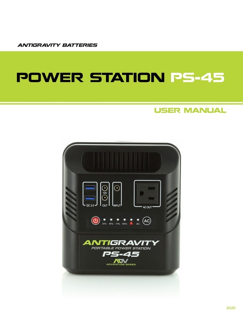 Antigravity Batteries ADVENTURE Series user manual Antigravity Batteries ADVENTURE Series user manual