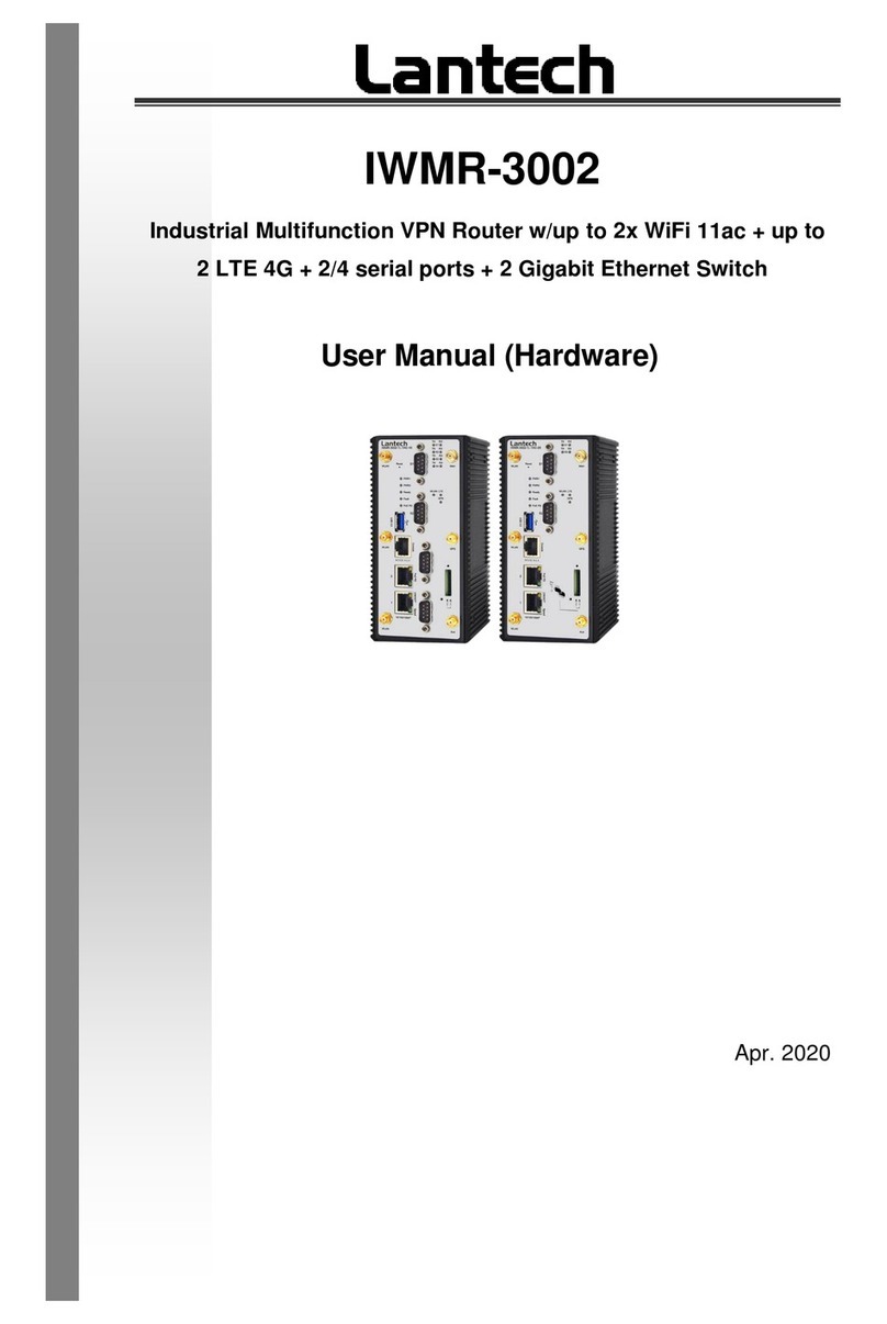 Lantech IWMR-3002 User manual