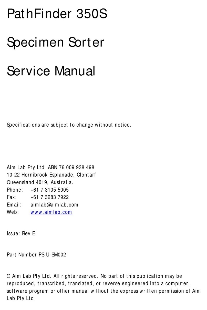 Aim Lab PathFinder 350S Service manual