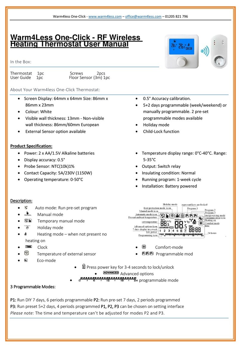 Warm4Less One-Click user manual