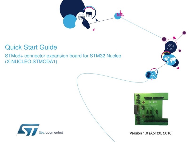 ST X-NUCLEO-STMODA1 User manual