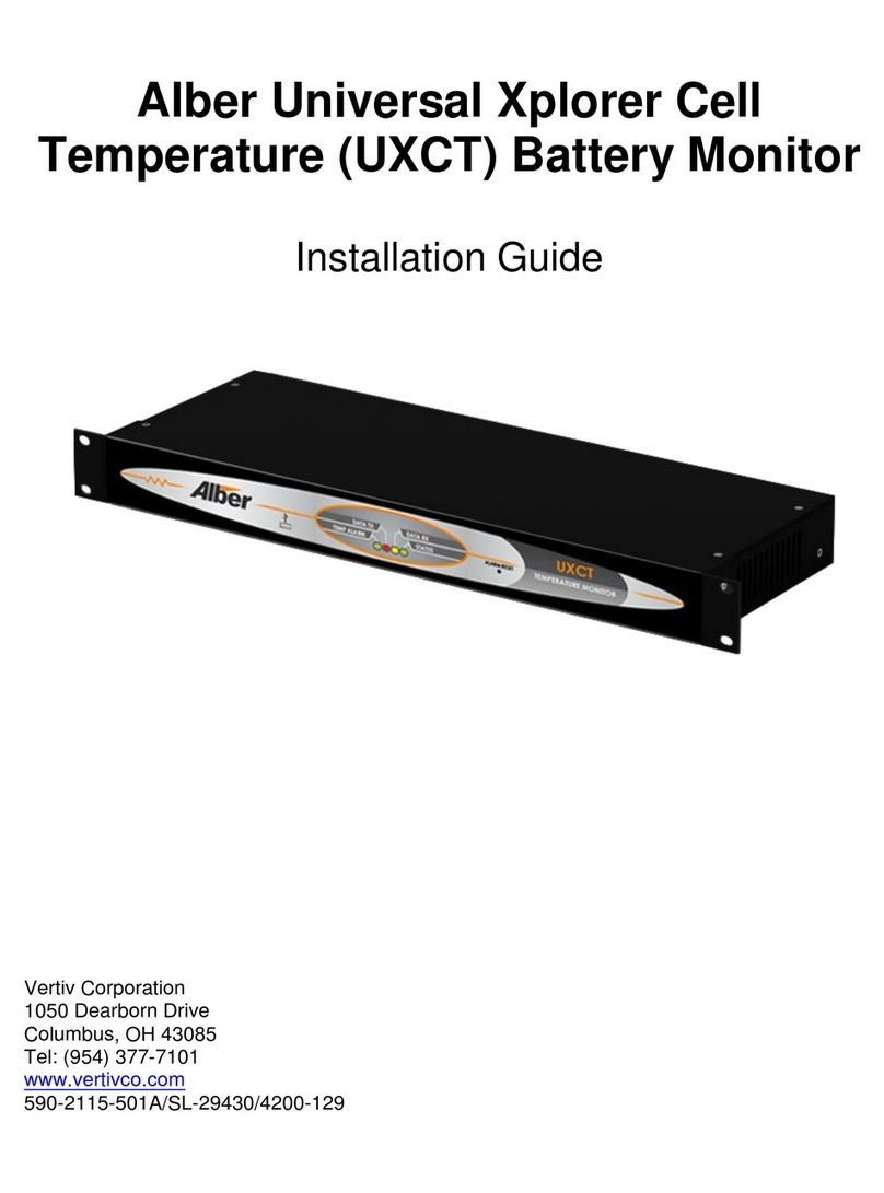 Vertiv Alber Universal Xplorer Cell Temperature installation guide