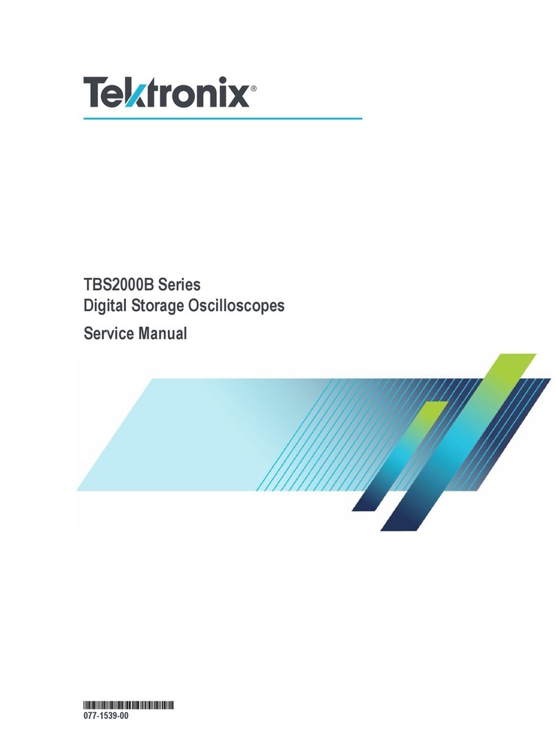Tektronix TBS2000B Series User manual