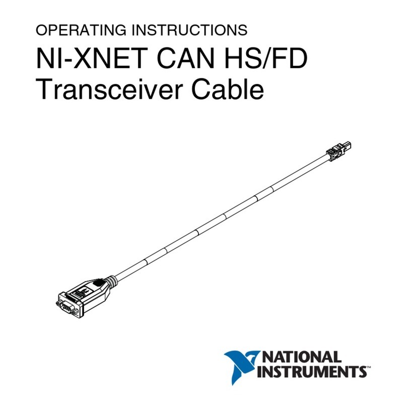 National Instruments NI-XNET CAN HS/FD operating instructions