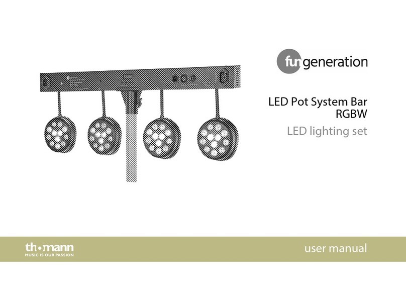 thomann Fun Generation LED Pot System Bar RGBW user manual thomann Fun Generation LED Pot System Bar RGBW user manual