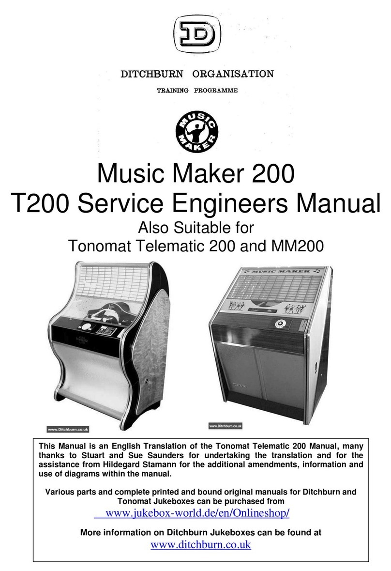 Ditchburn Music Maker 200 Service engineer's manual