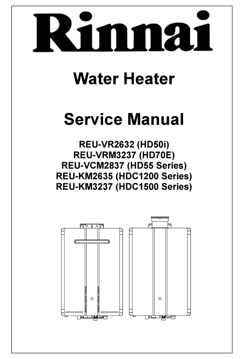 Rinnai HD55 Series Service manual