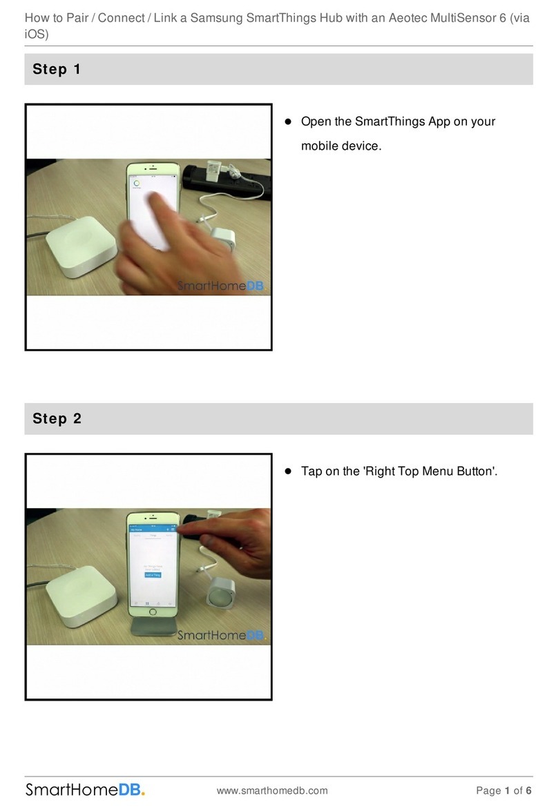 Samsung SmartThings Hub manual