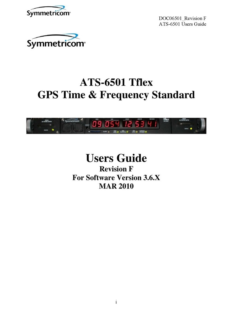 Symmetricom ATS-6501 Tflex User manual
