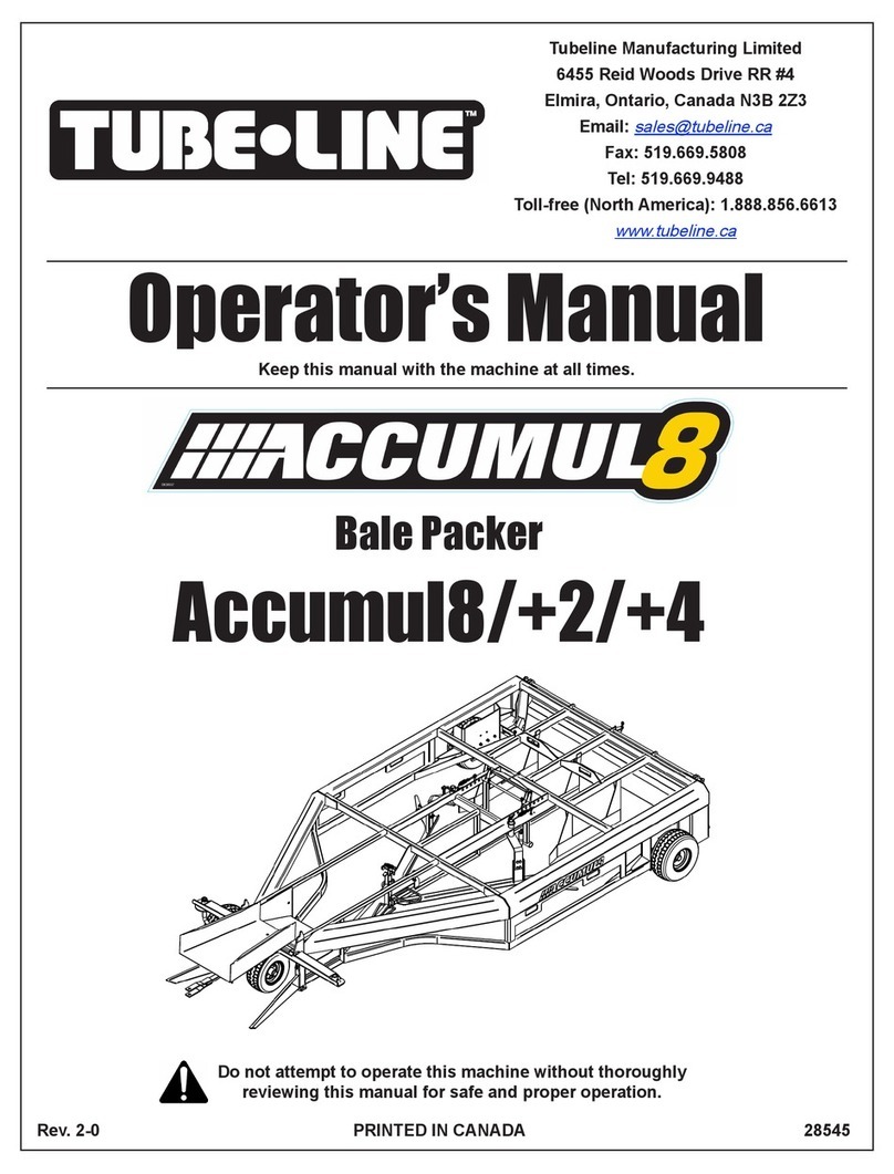 Tube-Line Accumul8 Operator's manual