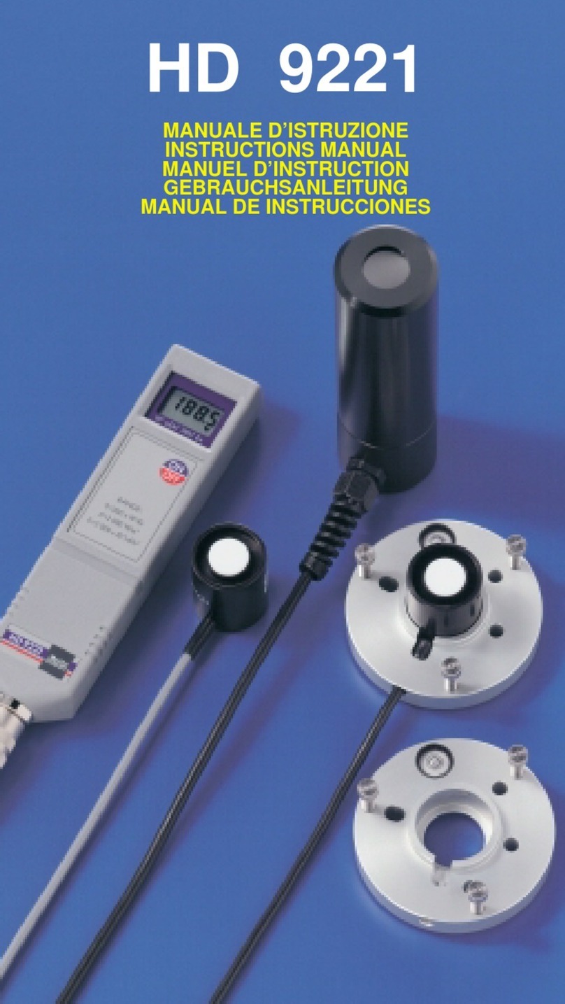 Delta OHM HD 9221 instruction manual