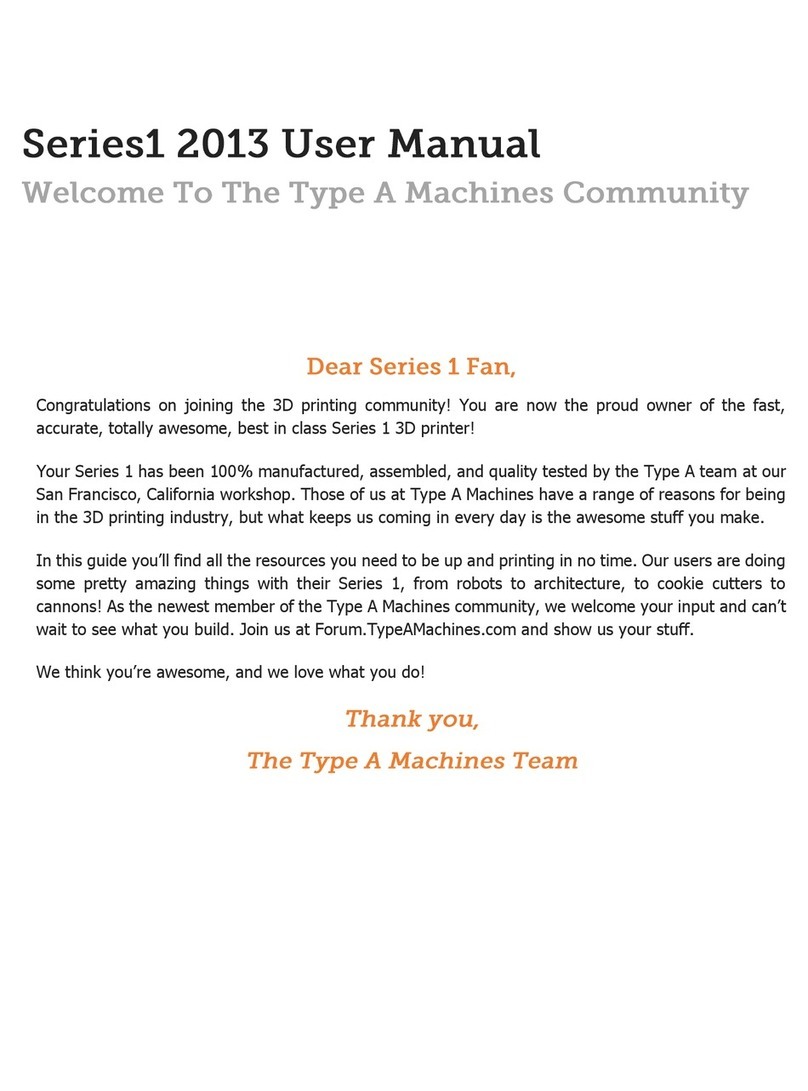 Type A Machines SERIES 1 user manual