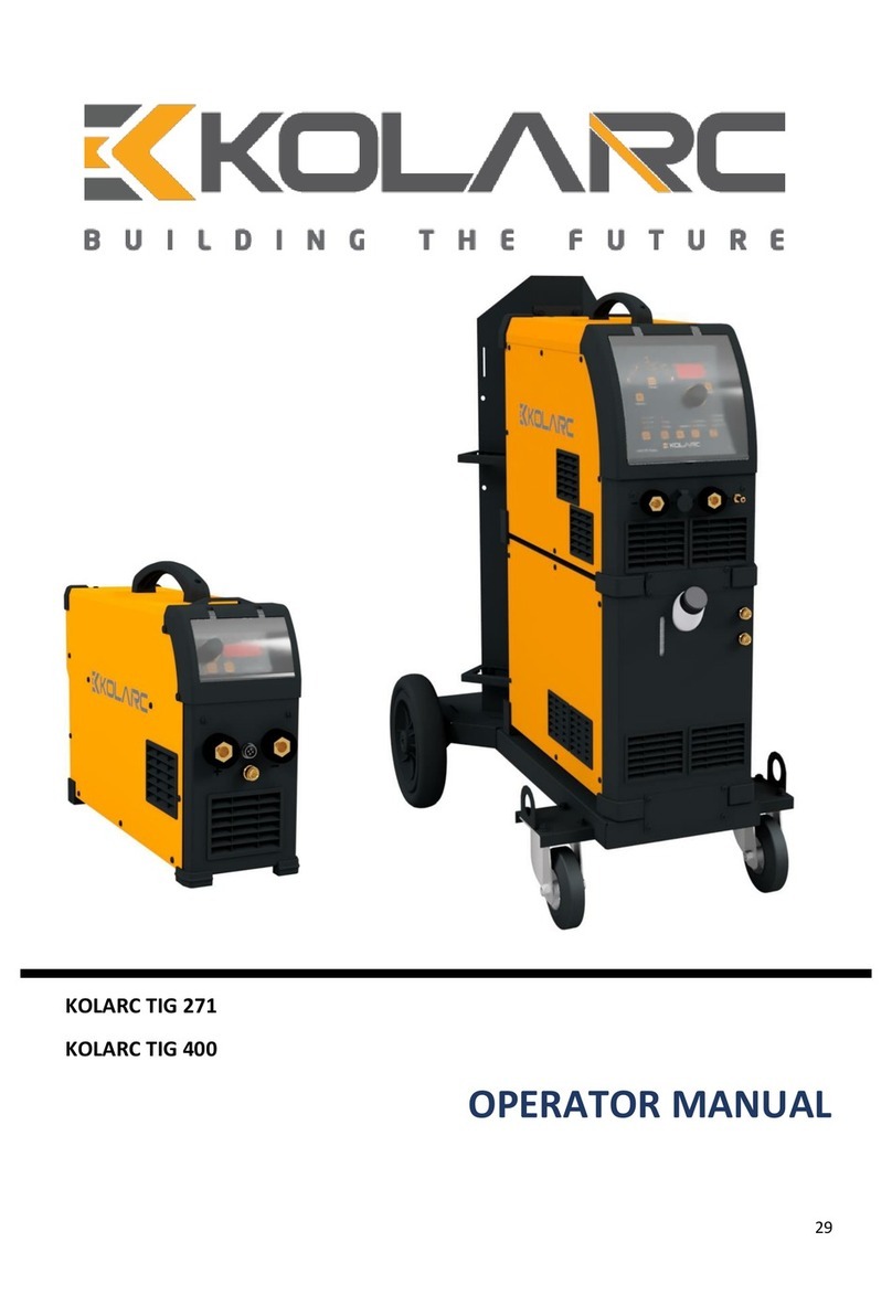 KOLARC TIG 271 Operator's manual