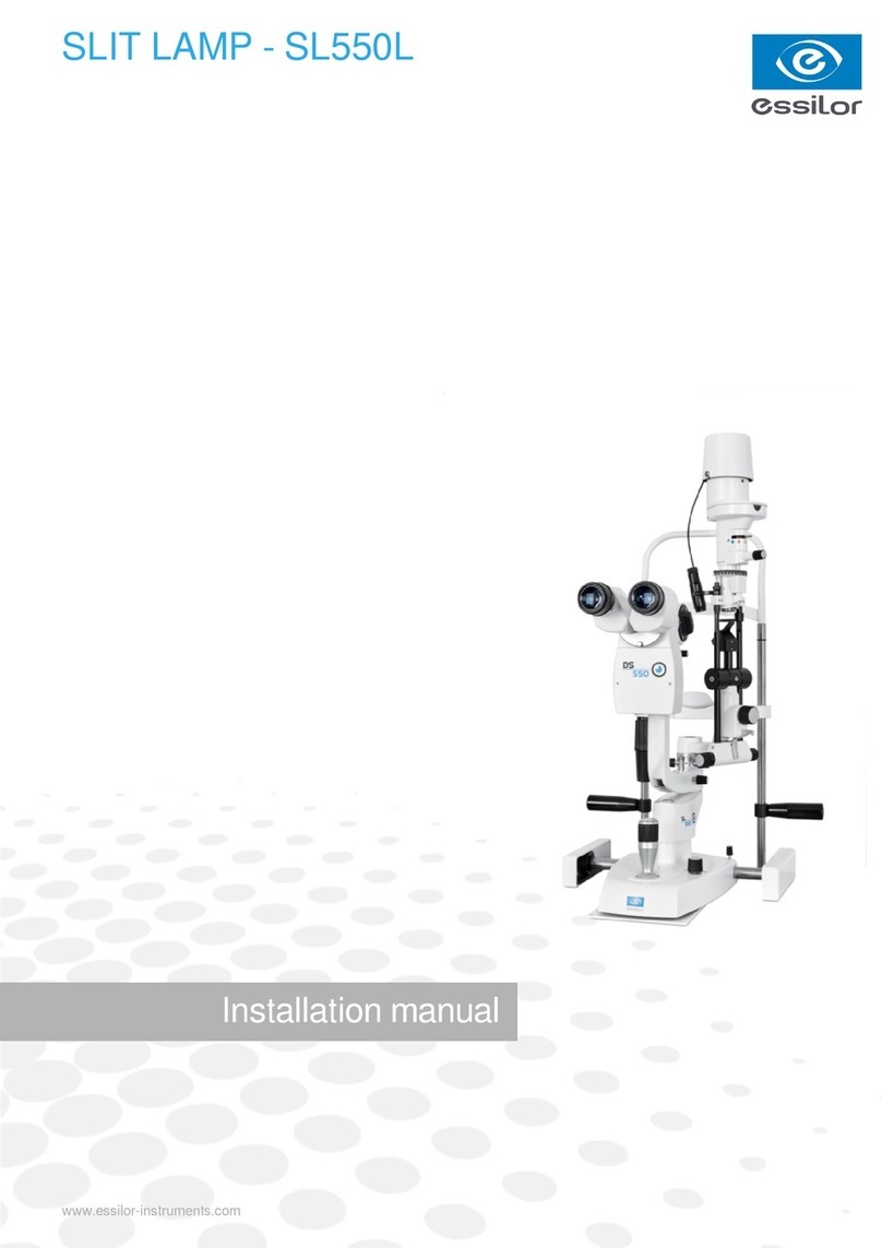 Essilor SL550L installation manual