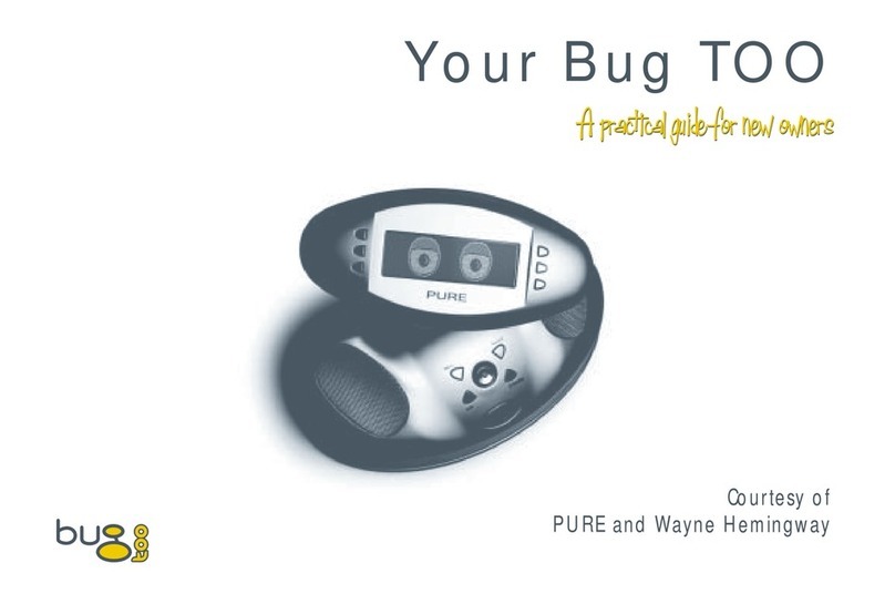 PURE Wayne Hemingway Bug TOO User manual PURE Wayne Hemingway Bug TOO User manual