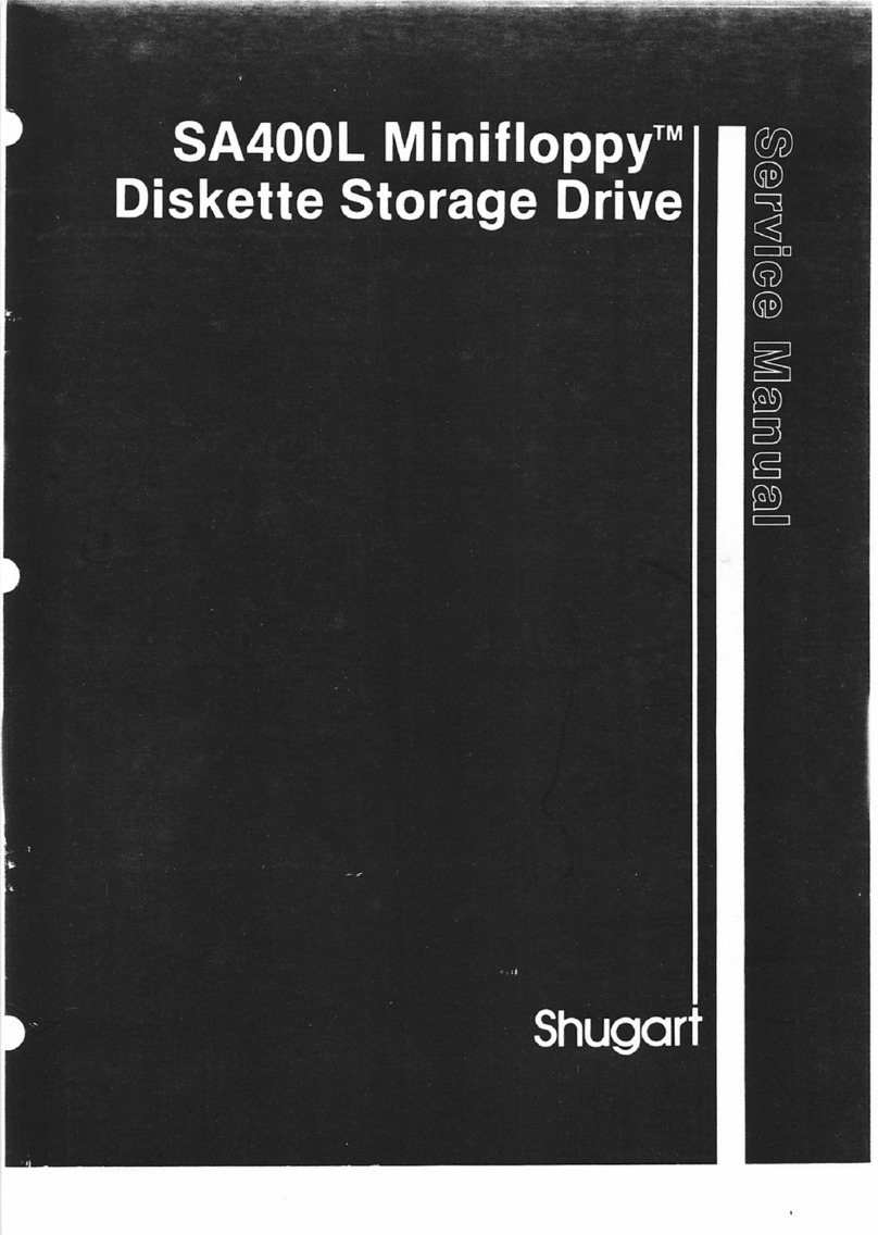 Shugart SA400L Minifloppy User manual