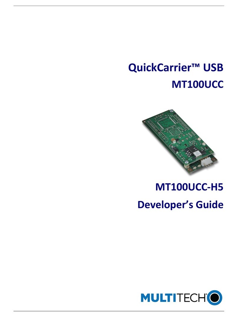 Multitech QuickCarrier MT100UCC Series Instruction Manual