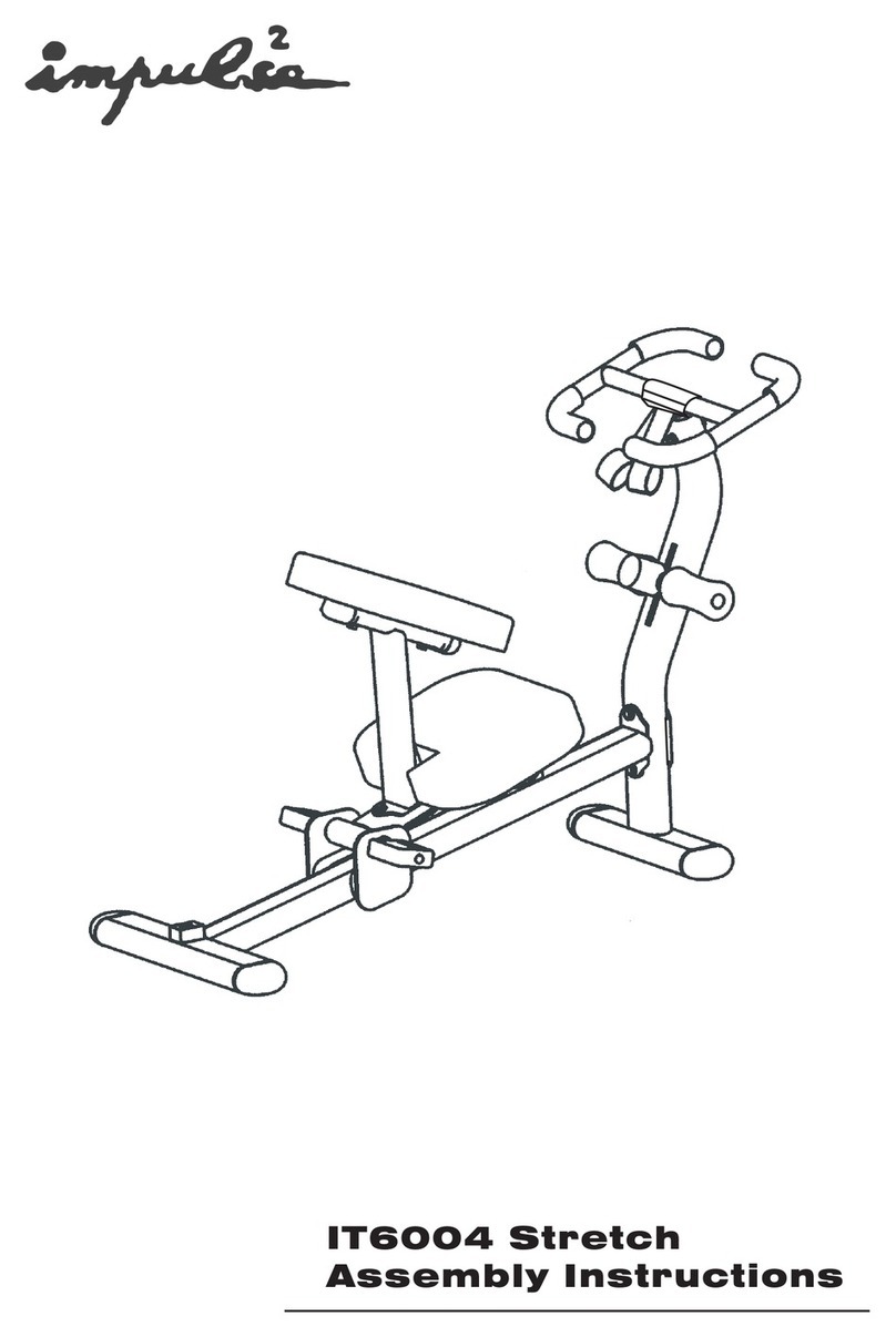 BM FITNESS IMPULSE 2 Assembly instructions