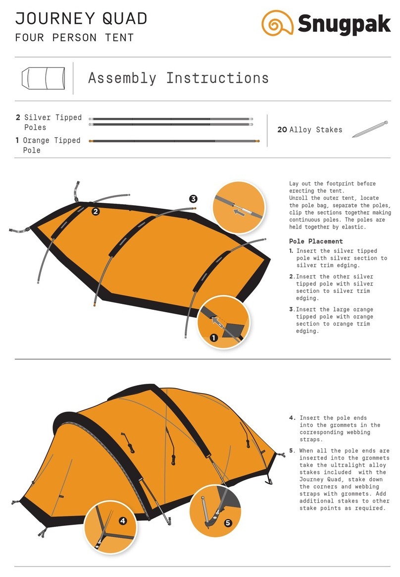 Snugpak Journey Quad Assembly instructions