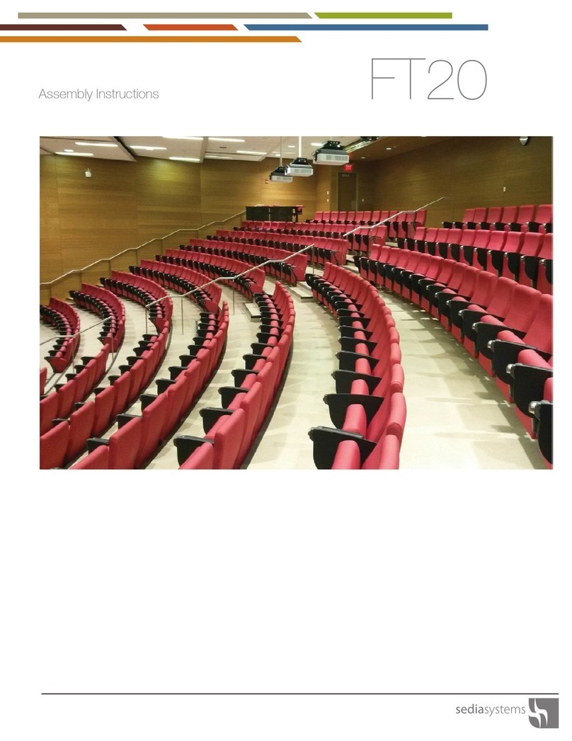 sedia systems FT20 Assembly instructions