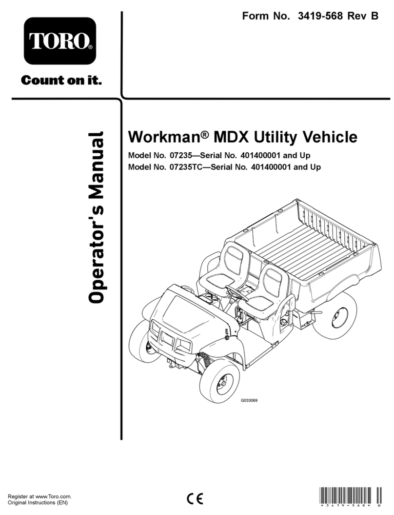 Toro Workman 07235 Operator's manual Toro Workman 07235 Operator's manual