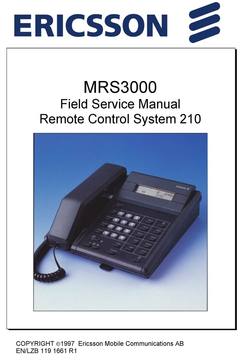 Ericsson MRS3000 Quick start guide