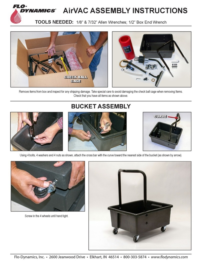 FLO-DYNAMICS AIRVAC Assembly instructions