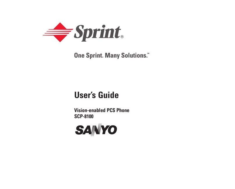 Sanyo SCP-8100 user guide