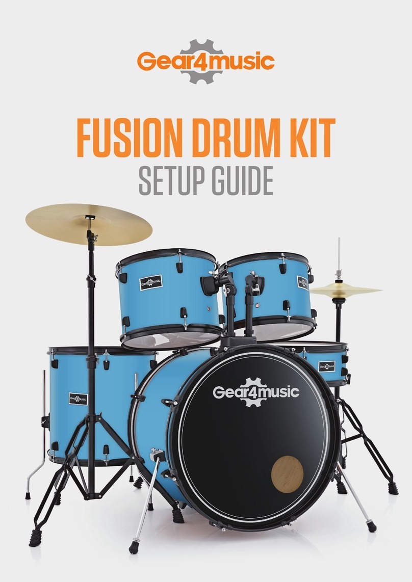 Gear4music FUSION DRUM KIT User manual