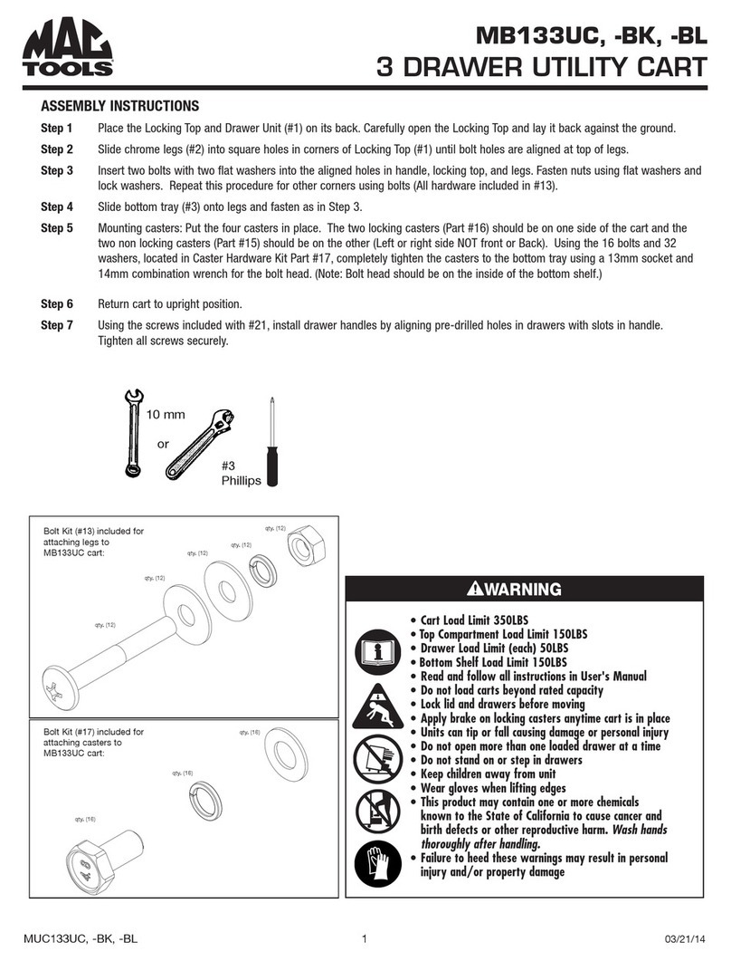 MAC TOOLS MB133UC Assembly instructions