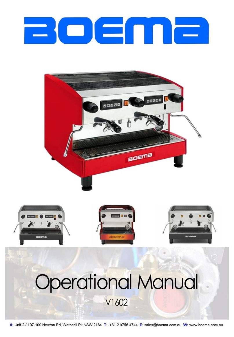 Boema Caffe Series Operational manual