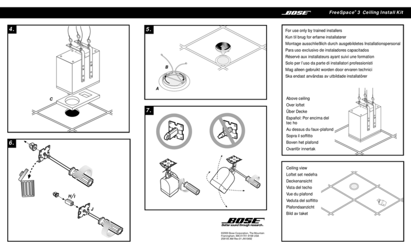 Bose FreeSpace 3 User manual