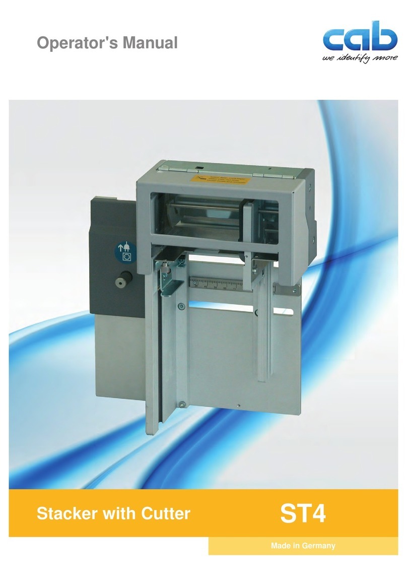 CAB ST4 Series Operator's manual