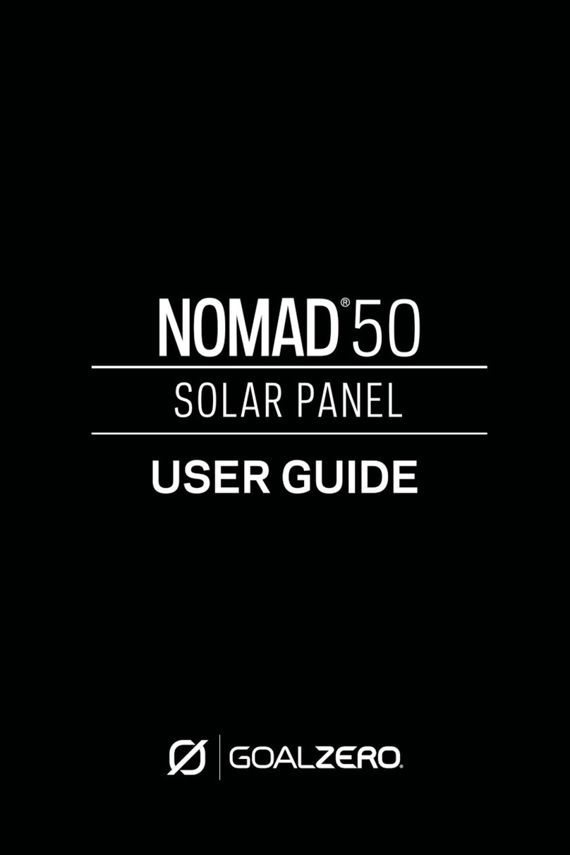 GOAL ZERO Nomad 50 User manual