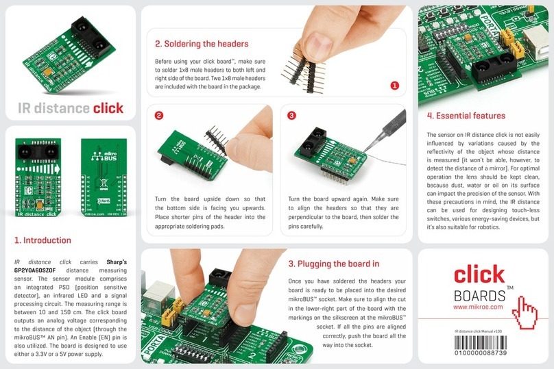 mikroElektronika Click Boards IR distance click manual