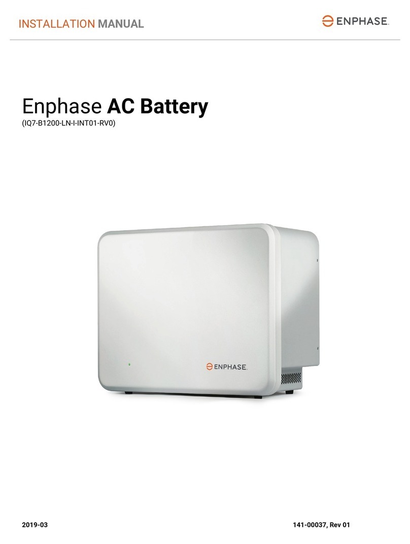 enphase IQ7-B1200-LN-I-INT01-RV0 User manual