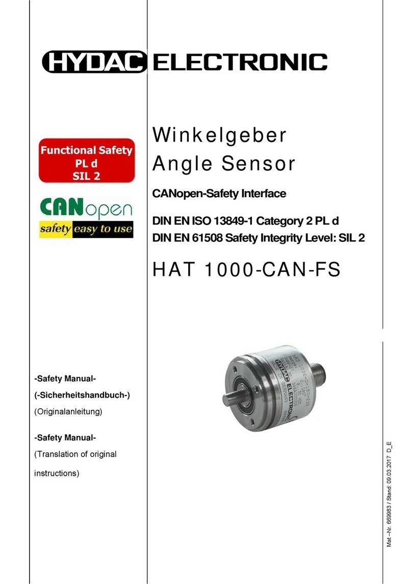 HYDACELECTRONIC HAT 1000-CAN-FS Series manual