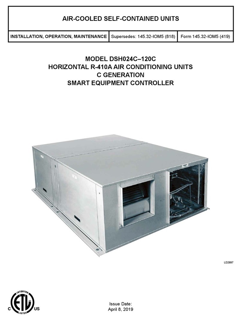 Johnson Controls DSH024C Series Owner's manual