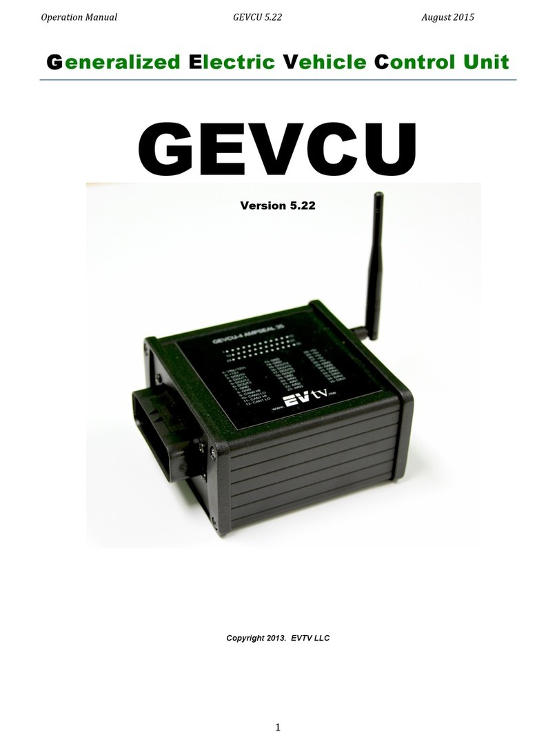 EVTV GEVCU Operation manual