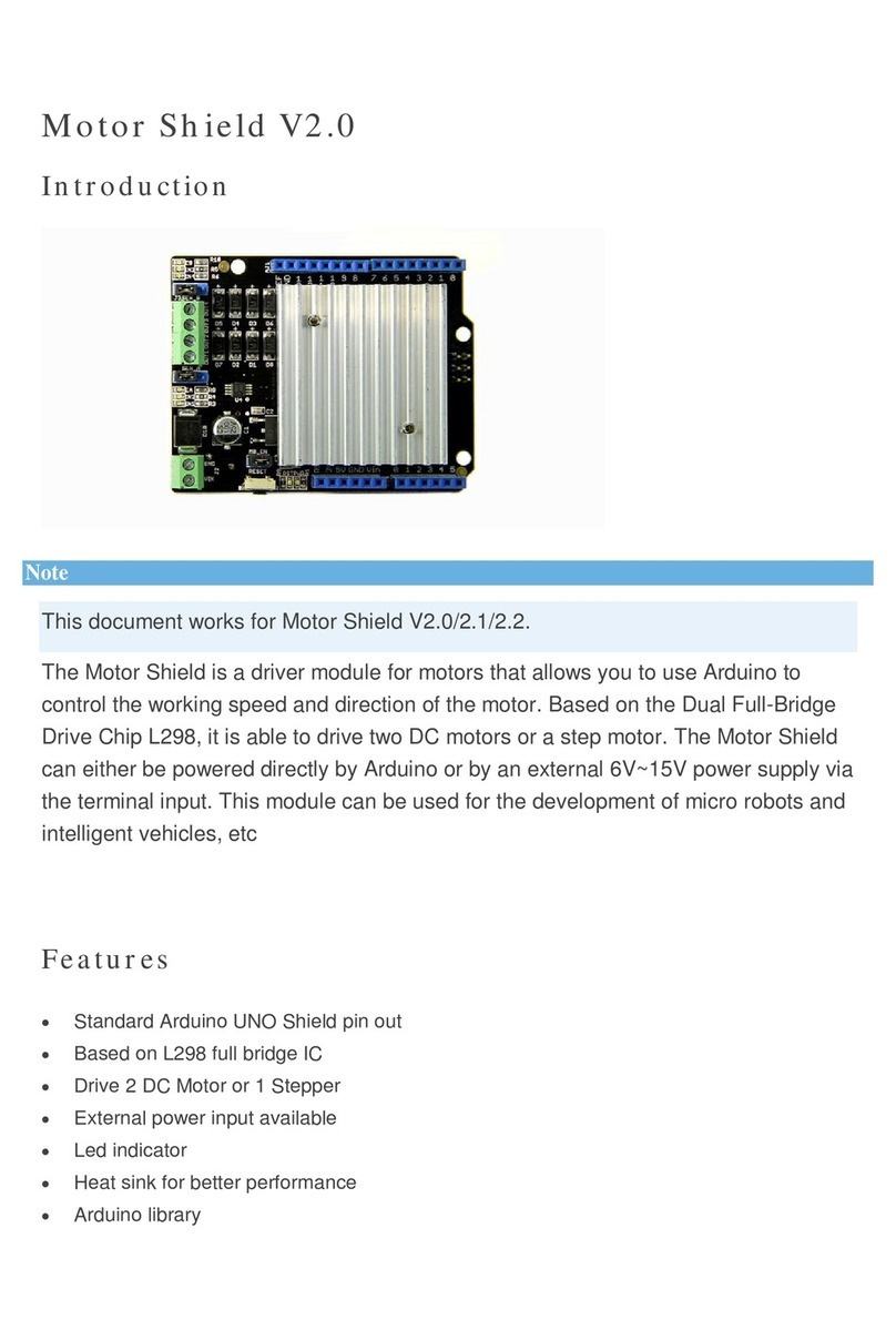Adafruit Motor Shield V2.0 manual