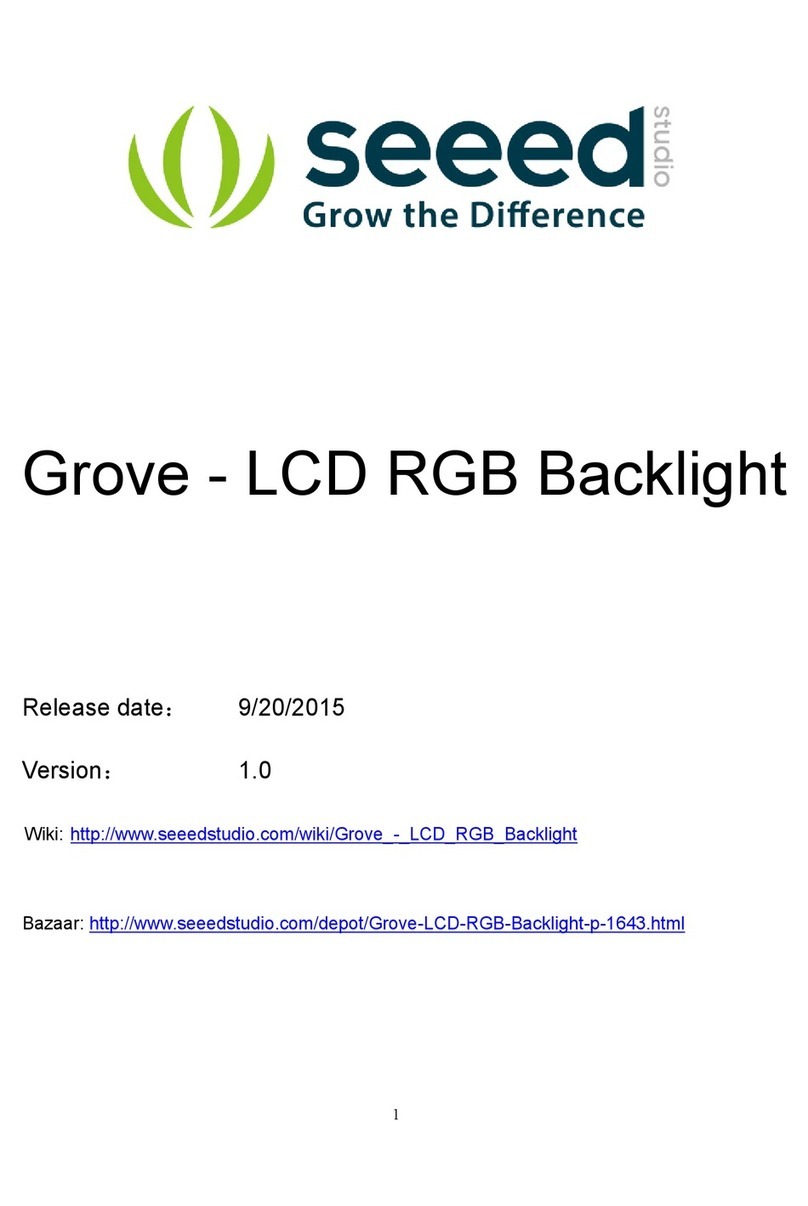 Seeed Grove-LCD RGB Backlight User manual
