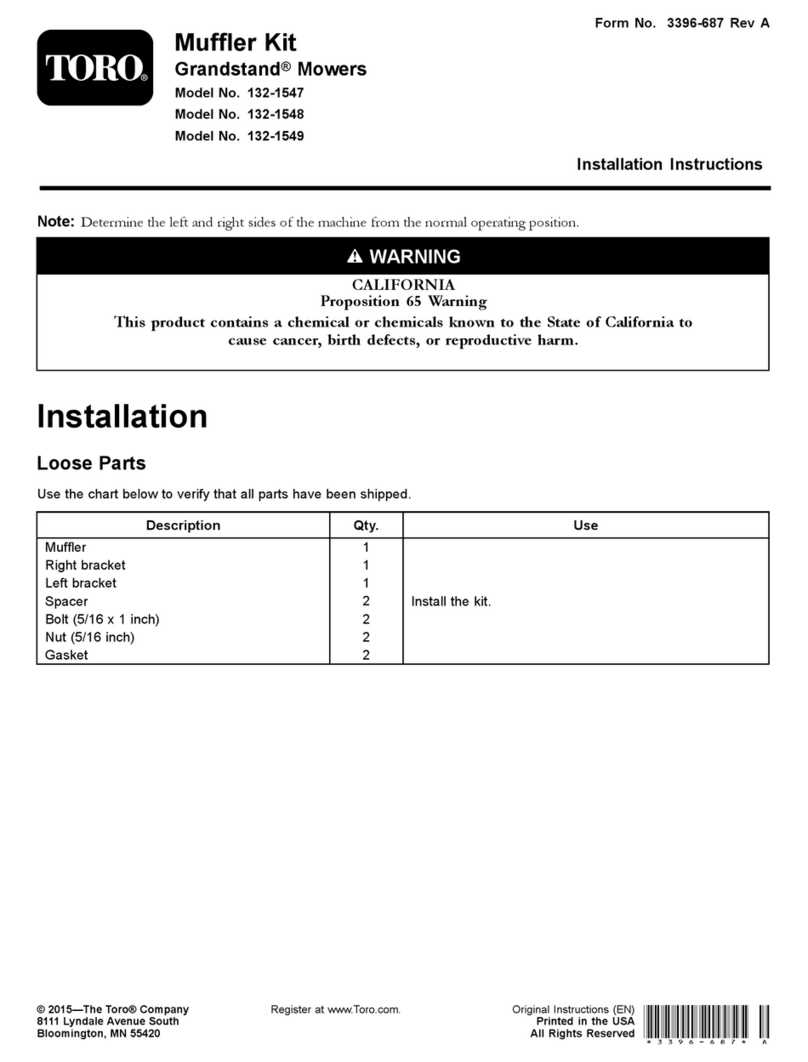 Toro 132-1547 User manual