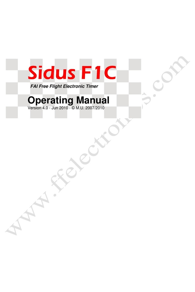 ffelectronics Sidus F1C operating manual