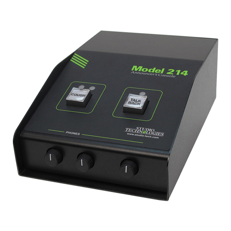 Studio Technologies 214 user guide
